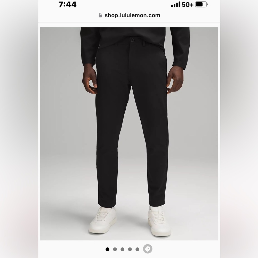 Lululemon Men’s Slim-Tapered Heavy Twill Trouser size 31